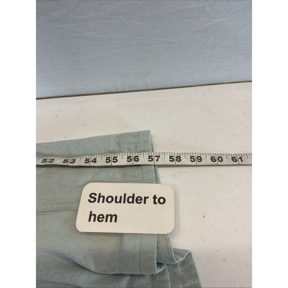 Free People Next Level Jumpsuit Sage Green Cotton Boho Small Wide Leg Sz S - Picture 15 of 16